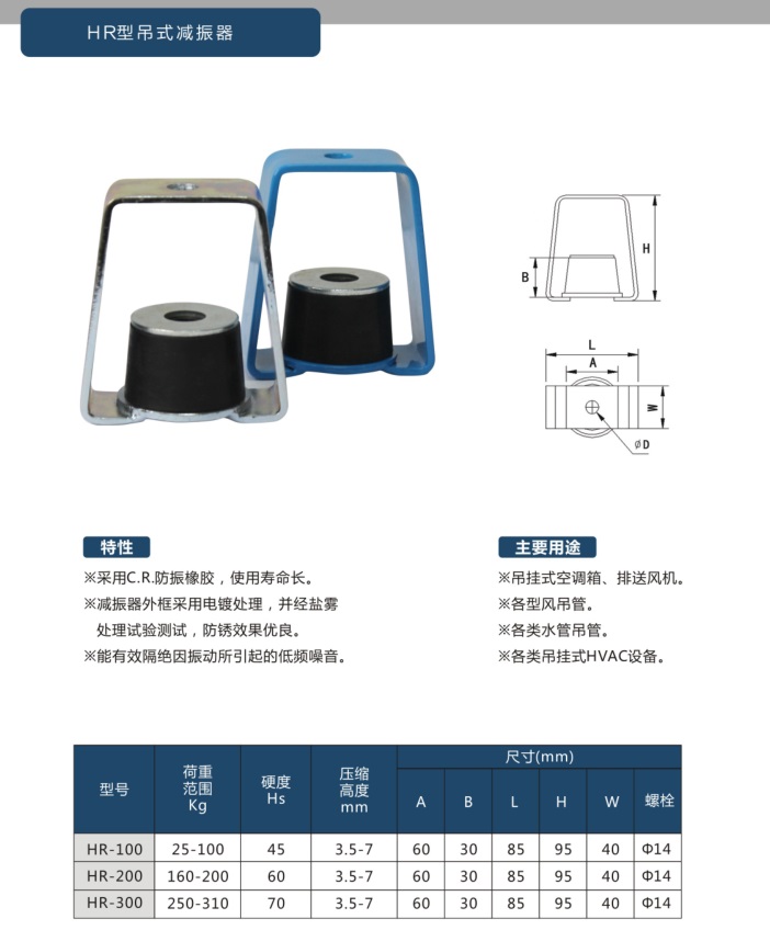 吊式減震器